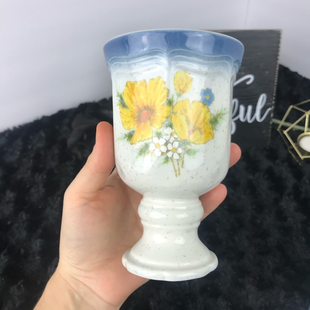 Mikasa Amy Country Club Ceramic Goblet - Picture 9 of 12